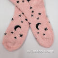 Луна и звезда с люрекс уютные носки